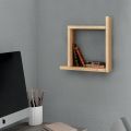 Ράφι Τοίχου Jocasta Φυσικό Οξιάς 30x22x30εκ. GP037-0001,3