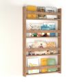 Παιδική Ραφιέρα Montessori Τοίχου Pine Oak 70x10x120εκ. GP041-0011,2