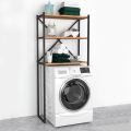 Megapap Mindy GP041-0032,2 Επιδαπέδια Ραφιέρα Μπάνιου Μεταλλική με 3 Ράφια 66x34x160cm