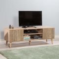 Έπιπλο τηλεόρασης Soho Megapap χρώμα sonoma 140x40x50 εκ.