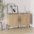 Μπουφές Naive Megapap χρώμα sapphire oak 126x40x80εκ.
