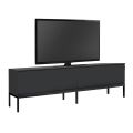 Έπιπλο τηλεόρασης Lord Megapap χρώμα μαύρο 180x30x47εκ.