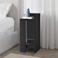 Κομοδίνο Elos Megapap δεξί χρώμα black wood 25x27x60εκ.