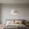 Φωτιστικό οροφής Loval Megapap E27 fiberglass μονόφωτο χρώμα λευκό 50x44x120εκ.