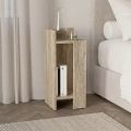 Κομοδίνο Elos Megapap αριστερό χρώμα travertine 25x27x60εκ.