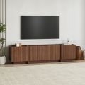 Έπιπλο τηλεόρασης Lowen Megapap χρώμα καρυδί milano 180x35x46,2εκ.
