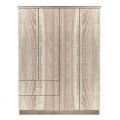 Ντουλάπα Artelibre Hoya wax Φυσικό Μοριοσανίδα 119x42x181cm
