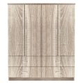 Ντουλάπα Artelibre Amazon Lily Φυσικό Χρώμα 160x50x180cm