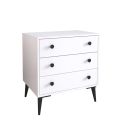 Συρταριέρα Artelibre Amari Λευκό Μοριοσανίδα 72x43x79cm