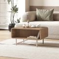 Τραπεζάκι σαλονιού Draen Megapap χρώμα sepet oak 70,3x50x38,7εκ.