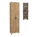 Ντουλάπα - Παπουτσοθήκη Lilly Megapap χρώμα pine oak 49x32x178εκ.