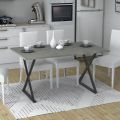 Τραπέζι Bette Megapap χρώμα γκρι σκυροδέματος 140x80x76εκ.