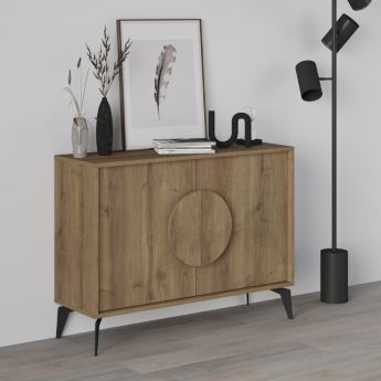 Μπουφές από Ξύλο Gora GP037-0082,2 Ανοιχτό Καφέ 110x35.6x82cm