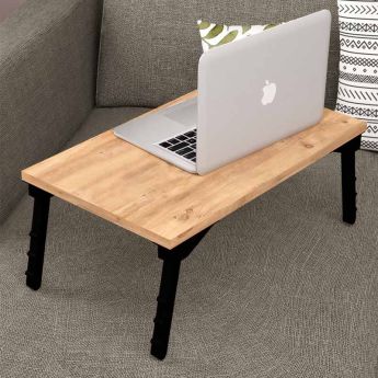 Megapap Hola Τραπεζάκι για Laptop Pine Oak
