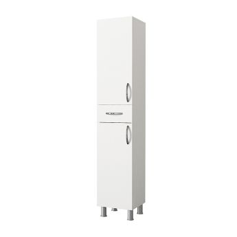 Megapap Selina GP042-0146,1 0216060 Στήλη Μπάνιου Δαπέδου Μ35xΒ31xΥ179cm Λευκή