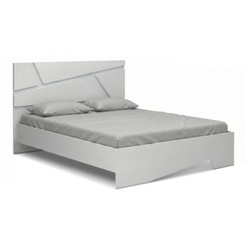 Κρεβάτι Efes Megapap χρώμα λευκό 160x200εκ.