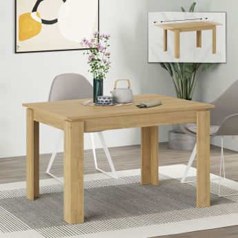 Τραπέζι Tolmen Megapap επεκτεινόμενο χρώμα sapphire oak 120/170x80x75εκ.