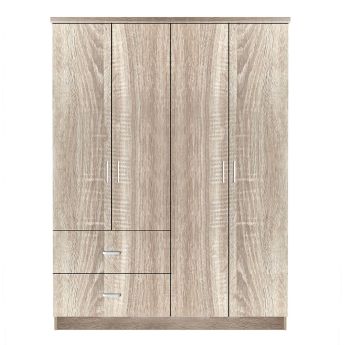 Ντουλάπα Artelibre Hoya wax Φυσικό Μοριοσανίδα 119x42x181cm