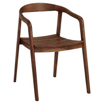 Καρέκλα Επαγγελματική Artelibre Schumet Ramus Καρυδί Ξύλο 56x56x78cm