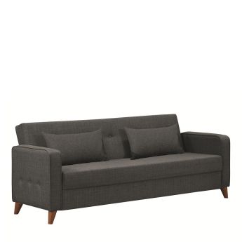 Καναπές Κρεβάτι Τριθέσιος Artelibre Gabriel 3s Γκρι 216x79x81cm