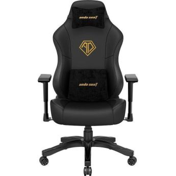 Anda Seat Phantom 3 Καρέκλα Gaming Δερματίνης με Ρυθμιζόμενα Μπράτσα Elegant Black