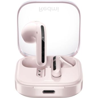 Xiaomi Redmi Buds 6 Active Bluetooth Handsfree Ακουστικά με Αντοχή στον Ιδρώτα και Θήκη Φόρτισης Ροζ