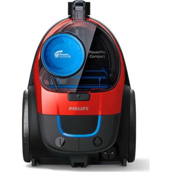 Philips Powerpro Compact Ηλεκτρική Σκούπα 900W με Κάδο 1.5lt Κόκκινη
