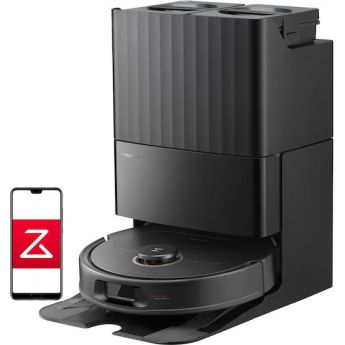 Roborock Qrevo 5ae Σκούπα Ρομπότ με Χαρτογράφηση Laser & Απορρόφηση 12000Pa Μαύρη
