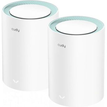 Cudy M1300 v2 WiFi Mesh Network Access Point Wi‑Fi 5 Dual Band (2.4 & 5GHz) σε Διπλό Kit