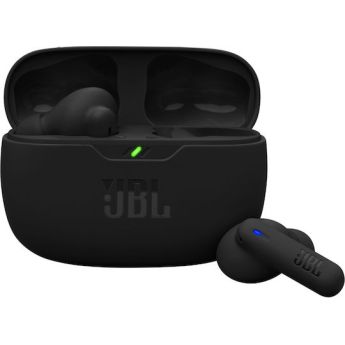 JBL Wave Beam 2 In-ear Bluetooth Handsfree Ακουστικά με Αντοχή στον Ιδρώτα και Θήκη Φόρτισης Μαύρα