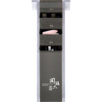 Kai Seki Magoroku Ακονιστήρι Χειρός με 3 Επίπεδα 12x4.8x5cm (AP-0162)