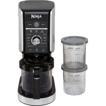 Ninja CREAMi Deluxe 10-in-1 Παγωτομηχανή 2x706ml Black / Silver