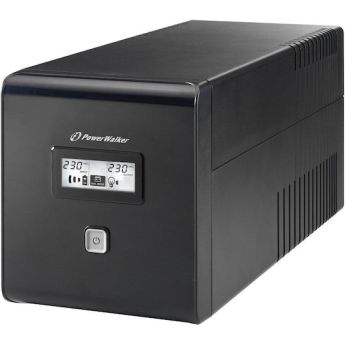 Powerwalker VI 1000 LCD UPS Line-Interactive 1000VA 600W με 4 Πρίζες