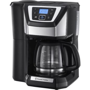 Russell Hobbs Grind & Brew Προγραμματιζόμενη Καφετιέρα Φίλτρου 1025W