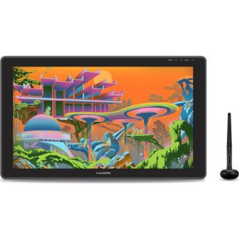 Huion Kamvas 22 Plus Γραφίδα Σχεδίασης με Όθονη FHD 21.5"