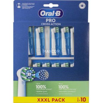 Oral-B Pro Cross Action Ανταλλακτικές Κεφαλές για Ηλεκτρική Οδοντόβουρτσα 10τμχ