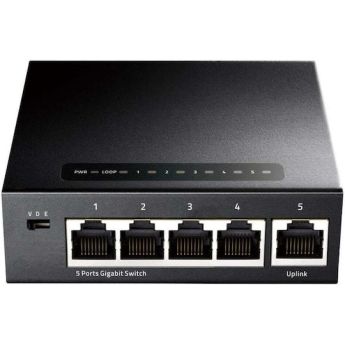 Cudy GS105 Unmanaged L2 Switch με 5 Θύρες Gigabit (1Gbps) Ethernet