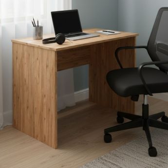 Γραφείο εργασίας Kalen Megapap χρώμα pine oak 90x60x74εκ.