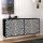 Μπουφές Gradel Megapap χρώμα μαύρο - ασπρόμαυρο 150x35x83,6εκ.