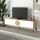 Έπιπλο τηλεόρασης Gora Megapap χρώμα sapphire oak - λευκό 180x35,6x51εκ.