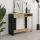 Κονσόλα Sirius Megapap χρώμα sapphire oak - silky black 100x35x79εκ.