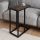 Τραπεζάκι βοηθητικό Agiro Megapap χρώμα rustic καρυδί 45,7x25,5x62,9εκ.