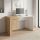Γραφείο εργασίας Dario Megapap χρώμα sepet oak - λευκό 120x60x73,2εκ.