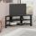 Έπιπλο τηλεόρασης γωνιακό Thales Megapap χρώμα black wood 110x36x45εκ.