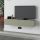 Έπιπλο τηλεόρασης επιτοίχιο Francy Megapap χρώμα ash green 135x31,7x25εκ.