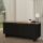 Μπουφές Bohema Megapap χρώμα μαύρο - sepet oak 180x47x76,6εκ.