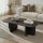 Τραπεζάκι σαλονιού Becaj Megapap χρώμα black wood 120x60x41,4εκ.