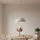 Φωτιστικό οροφής Loval Megapap E27 fiberglass μονόφωτο χρώμα λευκό 32x27x120εκ.