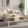 Τραπεζάκι σαλονιού Andros Megapap χρώμα travertine 90x54x39,6εκ.