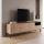 Έπιπλο τηλεόρασης Cailin Megapap χρώμα sepet oak - black wood 180x41,8x55εκ.